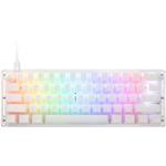 Ducky One 3 Aura White Mini, herná klávesnica, US layout, biela