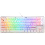 Ducky One 3 Aura White TKL, herná klávesnica, US layout, biela