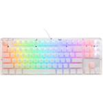 Ducky One 3 Aura White TKL, herná klávesnica, US layout, biela