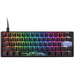 Ducky One 3 Classic Black/White Mini, herná klávesnica, US layout, čierno-biela