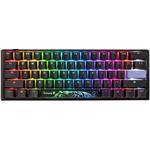 Ducky One 3 Classic Black/White Mini, herná klávesnica, US layout, čierno-biela