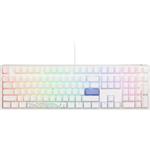 Ducky One 3 Classic Pure White, herná klávesnica, US layout, biela