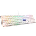 Ducky One 3 Classic Pure White, herná klávesnica, US layout, biela