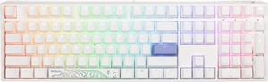 Ducky One 3 Classic Pure White, herná klávesnica, US layout, biela