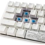 Ducky One 3 Classic Pure White Mini, herná klávesnica, US layout, biela