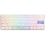 Ducky One 3 Classic Pure White Mini, herná klávesnica, US layout, biela