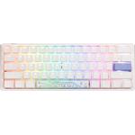 Ducky One 3 Classic Pure White Mini, herná klávesnica, US layout, biela