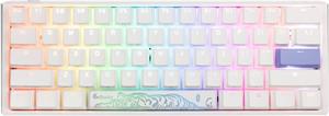 Ducky One 3 Classic Pure White Mini, herná klávesnica, US layout, biela