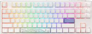 Ducky One 3 Classic Pure White TKL, herná klávesnica, US layout, biela