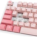 Ducky One 3 Gossamer Pink TKL, herná klávesnica, US layout, rúžová