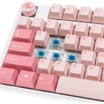 Ducky One 3 Gossamer Pink TKL, herná klávesnica, US layout, rúžová