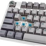 Ducky One 3 Mist Grey, herná klávesnica, US layout, sivá