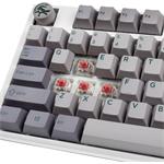 Ducky One 3 Mist Grey, herná klávesnica, US layout, sivá