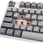 Ducky One 3 Mist Grey, herná klávesnica, US layout, sivá