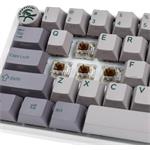 Ducky One 3 Mist Grey Mini, herná klávesnica, US layout, sivá
