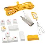 Ducky One 3 Yellow, herná klávesnica, US layout, žltá