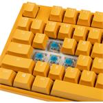 Ducky One 3 Yellow TKL, herná klávesnica, US layout, žltá