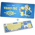 Ducky x Fallout Vault-Tec Limited Edition One 3, herná klávesnica + podložka, US layout