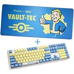 Ducky x Fallout Vault-Tec Limited Edition One 3, herná klávesnica + podložka, US layout