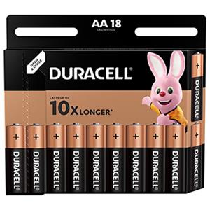 Duracell AA batéria alkalická, 18ks, 1.5V