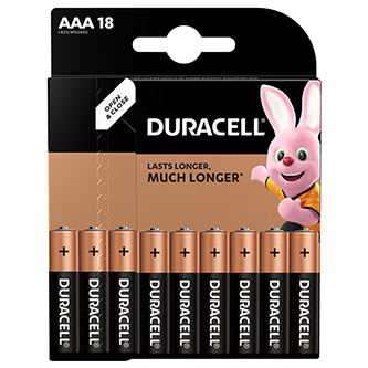 Duracell AAA batérie alkalické, 1.5V, 18ks