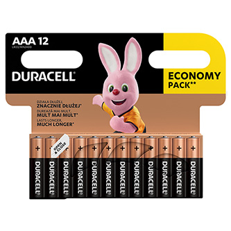 Duracell batéria alkalická, AAA, 1.5V, 12ks