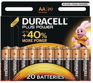 Duracell Plus Power AA 20ks