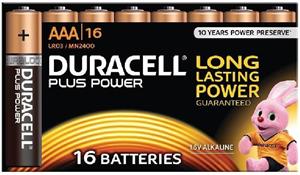 Duracell Plus Power AAA 16ks