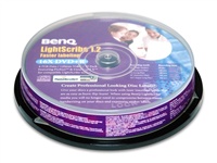 DVD+R Benq 10 pack 16X/4.7GB/LightScribe