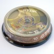 DVD+R Tdk 10 pack 16X/4.7GB/LightScribe