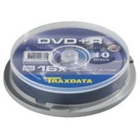 DVD+R Traxdata 10 pack 16X/4.7GB