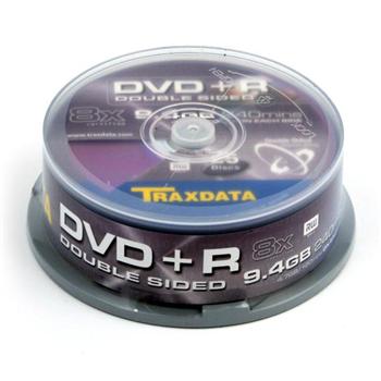 DVD+R Traxdata 25 pack 8x/9.4GB/Double Sided