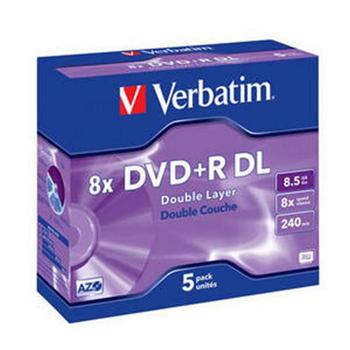 DVD+R Verbatim 8,5GB Double layer 8x jewel box