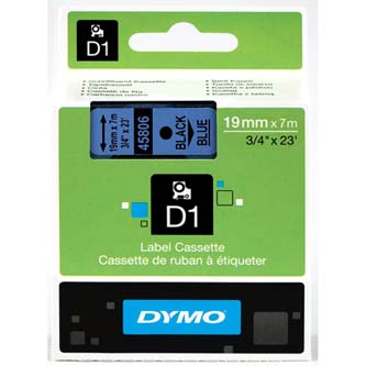 Dymo D1 45806 19mm, modrá / čierna tlač, 7m