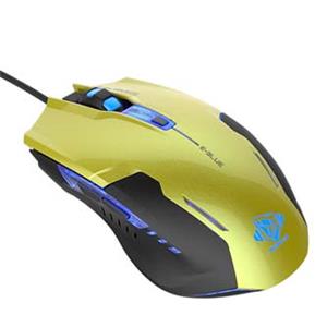 E-Blue Auroza G, optická myš, drôtová, USB, zelená, herná