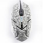E-Blue Auroza Gaming, optická myš, 6tl., 1 koliesko, drôtová (USB), biela, 4000DPI, herná