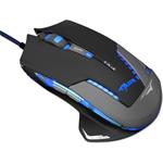 E-Blue Mazer Pro, optická, 6tl., 1 koliesko, drôtová (USB), čierna, 2500DPI, herná, PROMO