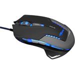 E-Blue Mazer Pro, optická, 6tl., 1 koliesko, drôtová (USB), čierna, 2500DPI, herná, PROMO