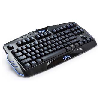 E-Blue Mazer special OPS, herná klávesnica, čierna, drôtová (USB), US, podsvietená