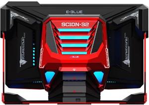 E-Blue Scion 32, konfigurovatelný All-in-One, červený