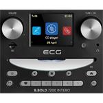 ECG B.BOLD 7200 Intero Black, internetové / DAB + / FM rádio s CD