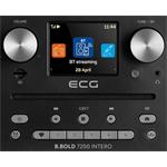 ECG B.BOLD 7200 Intero Black, internetové / DAB + / FM rádio s CD