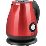 ECG RK 1705 Metallico Rosso, rýchlovarná kanvica, 1,7l, červená