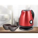 ECG RK 1705 Metallico Rosso, rýchlovarná kanvica, 1,7l, červená