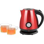 ECG RK 1705 Metallico Rosso, rýchlovarná kanvica, 1,7l, červená