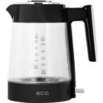 ECG RK 1750 Stripe, rýchlovarná kanvica, 1,7l, čierna