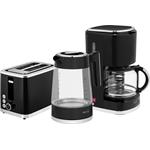 ECG RK 1750 Stripe, rýchlovarná kanvica, 1,7l, čierna