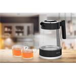 ECG RK 1750 Stripe, rýchlovarná kanvica, 1,7l, čierna