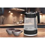 ECG RK 1750 Stripe, rýchlovarná kanvica, 1,7l, čierna