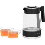 ECG RK 1750 Stripe, rýchlovarná kanvica, 1,7l, čierna